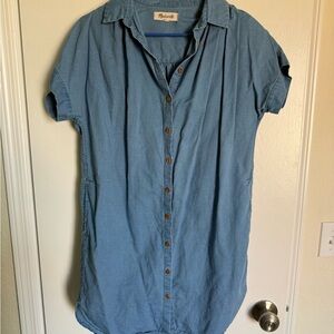 Madewell Chambray Shirt Dress